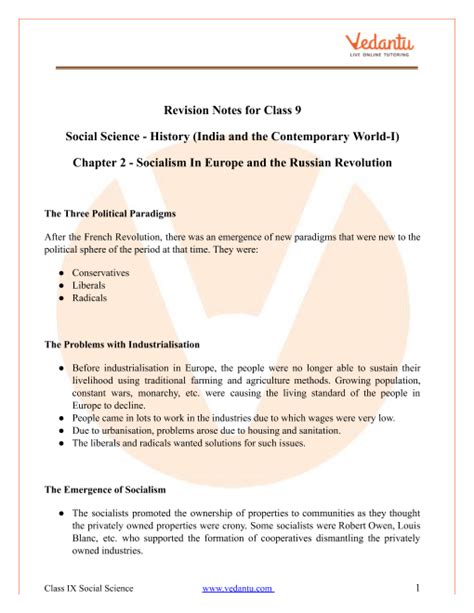 History Chapter 2 Class 9 Notes
