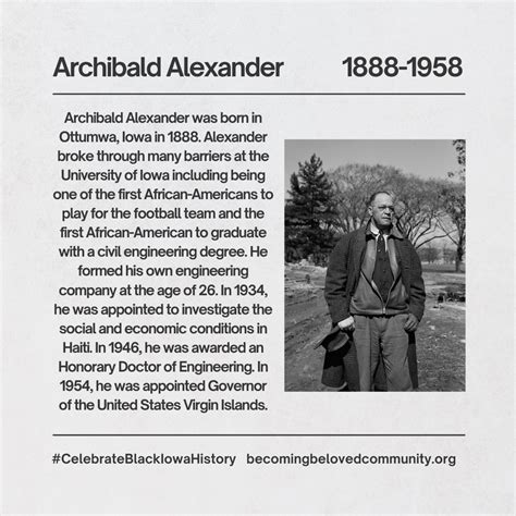 history of archibald alphonso alexander