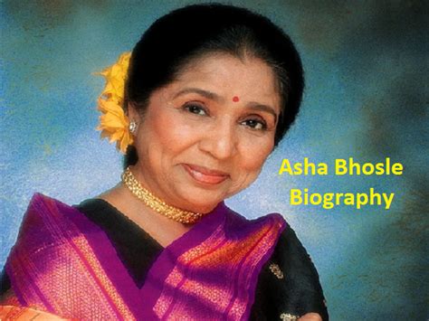 history of asha bhosle in marathi language