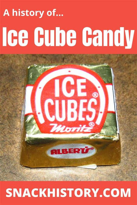 history of ice cube candy