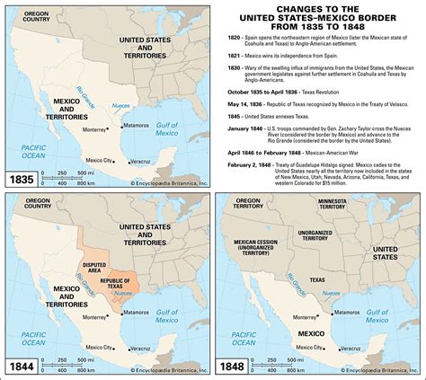 history of mexican american border