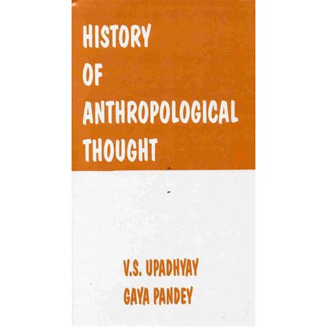 Full Download History Of Anthropological Thought 