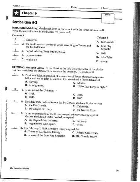 Read History Section Quiz 16 1 Answer Sheet Liuyanore 