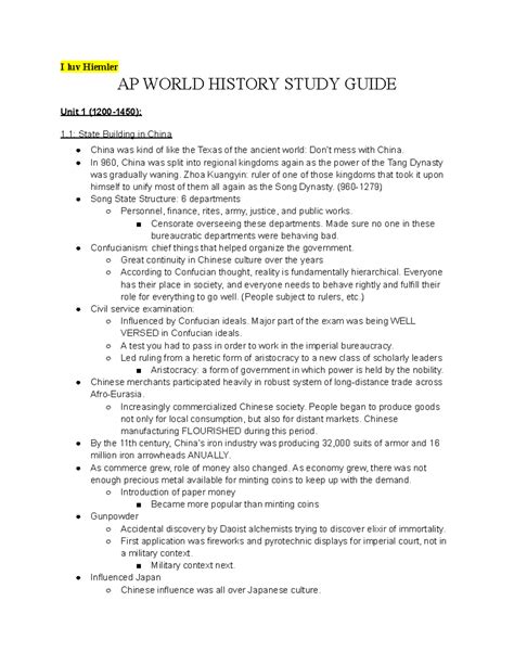 Read History Study Guide 