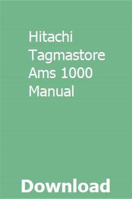 Read Hitachi Tagmastore Manual 