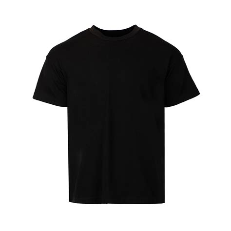 Hitam  Baju Hitam Kosong 200 Gsm Plain Tshirt Black - Hitam