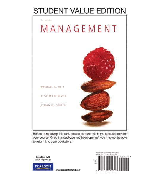 Read Hitt Black Porter Management 3Rd Edition 