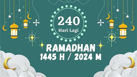 hitung mundur ramadhan 2023