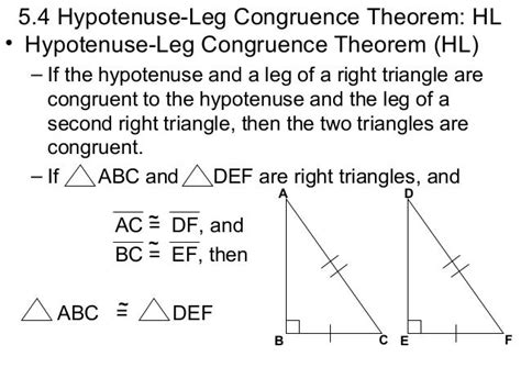 Hl Congruence Theorem