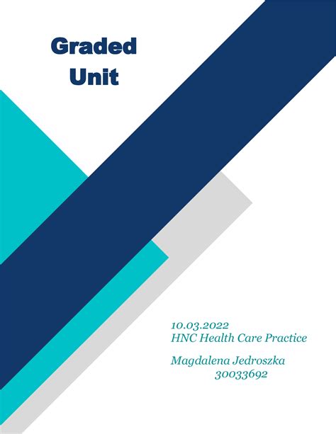 hnc hospitality graded unit example