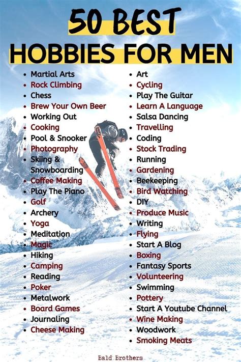 Hobbies For Men