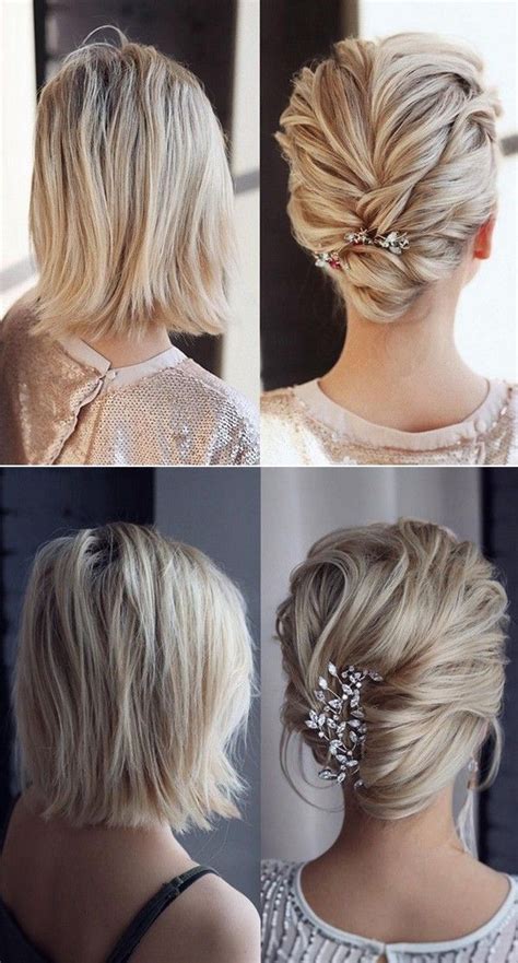 hochsteckfrisur mittellange haare hochzeit