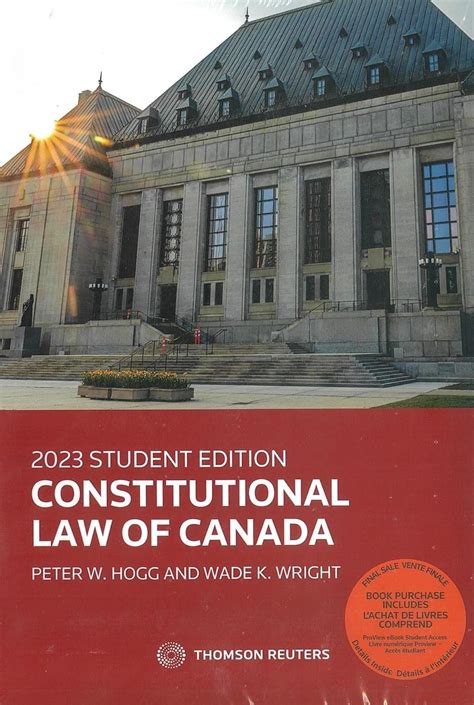 Full Download Hogg Constitutional Law Of Canada Student Edition 