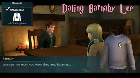 hogwarts mystery barnaby lee dating