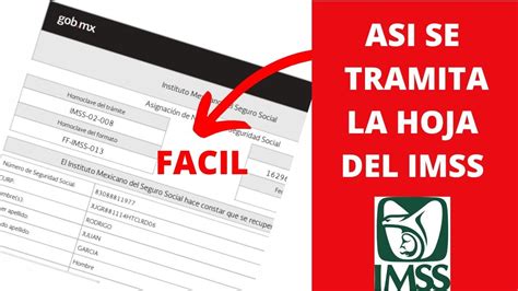 Hoja Del Imss