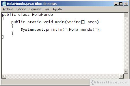 Hola Mundo Java