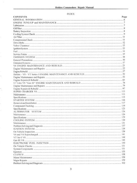 Holden Vt Commodore Workshop Manual