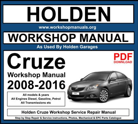Full Download Holden Yg Cruze Workshop Manual Manualspath Com 