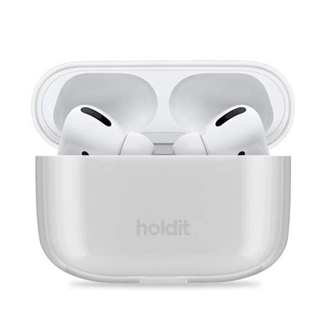 holdit AirPods Pro Cover Seethru Hvid Elgiganten