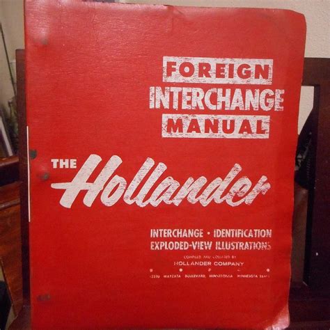 Hollander Interchange Manual
