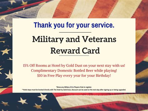 hollywood casino veterans card