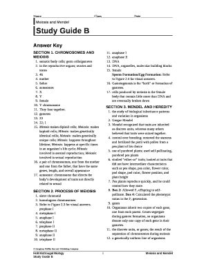 Holt Biology Answer Key Study Guide
