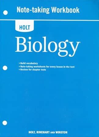 holt biology note taking workbook pdf