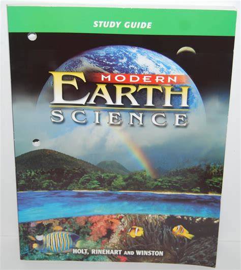 Holt Earth Science Study Guide B Answers