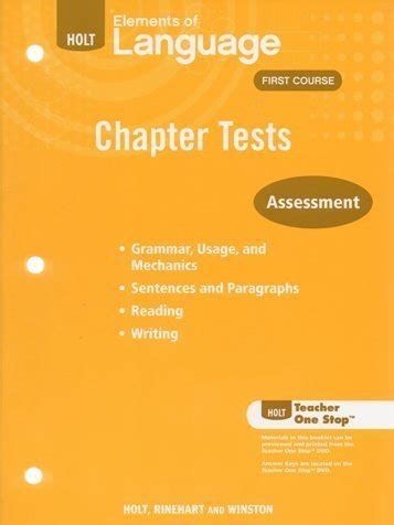 Holt Elements Of Language First Course