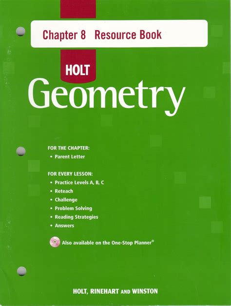 Holt Geometry Chapter 8 Answers