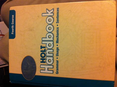 Holt Handbook Fourth Course Chapter 1 Review Answers