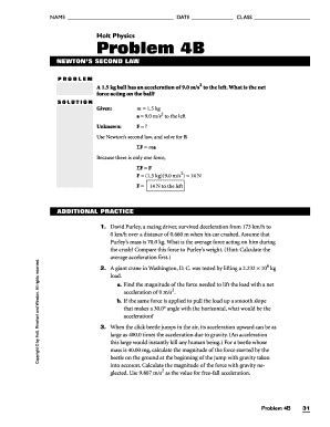 Holt Physics Problem Answers