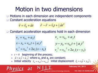 Holt Physics Two Dimensional Motion And Vectors
