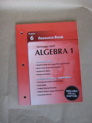 Download Holt Algebra 1 Chapter 6 