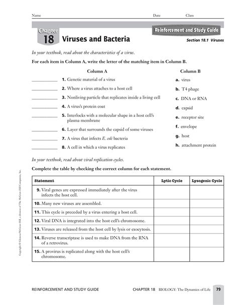 Download Holt Biology Answer Key Viruses And Bacteria 