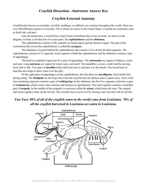 Read Holt Biosources Lab Program Crayfish Dissection Answers 