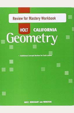Read Online Holt California Geometry Review Mastery Workbook Answers Pdf 