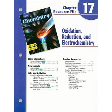 Read Online Holt Chemistry Chapter 17 