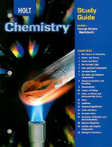 Read Holt Chemistry Concept Study Guide Answer Keys 