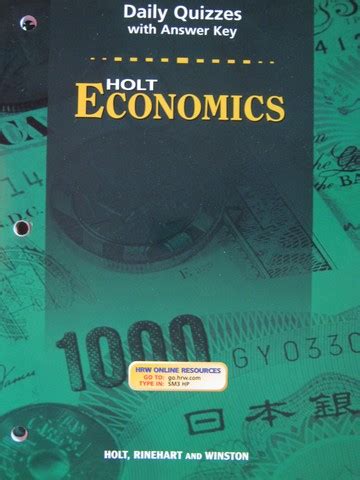 Download Holt Economics Answers 