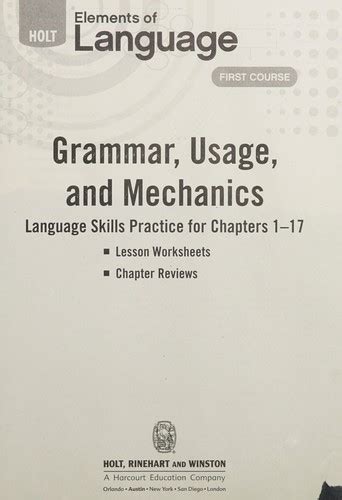 Download Holt Elements Of Language Grade 7 Answers 