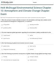 Full Download Holt Environmental Science Atmosphere Climate Change Answers 