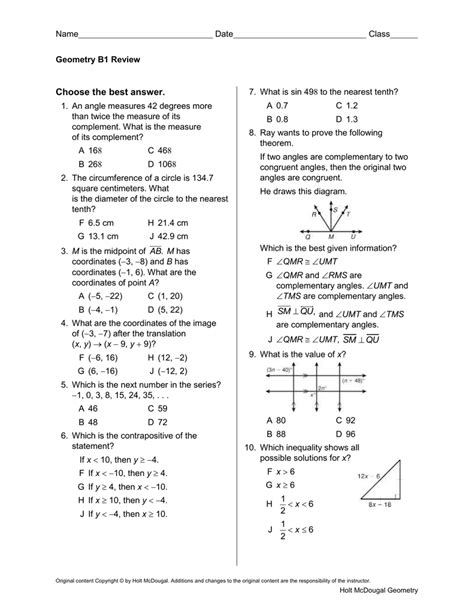 Read Holt Geometry Answer Key Chapter 11 