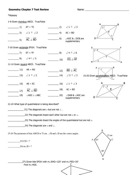 Read Holt Geometry Chapter 7 Review 