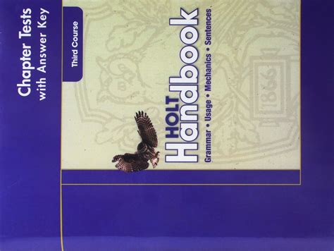 Read Holt Handbook Third Course Answers Chapter 