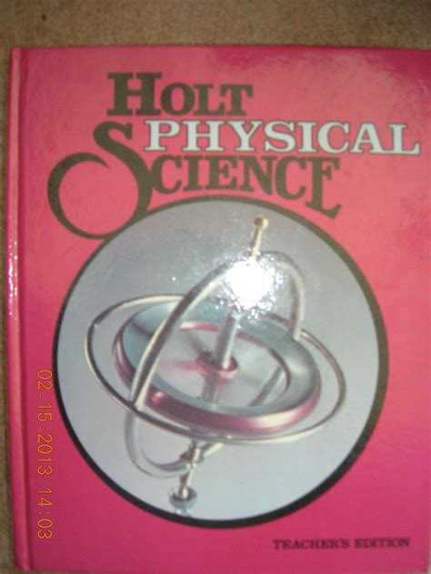Full Download Holt Physical Science Teacher S Edition 