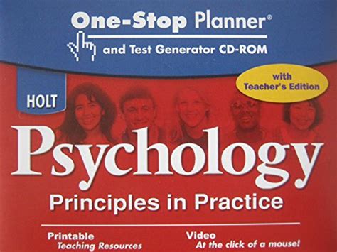 Full Download Holt Psychology Principles In Practice Teacher Resources 