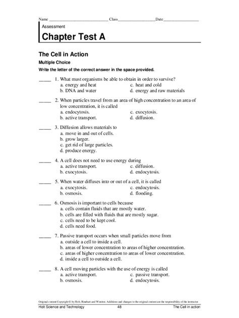 Download Holt Science And Technology Answer Key 6Th Grade 