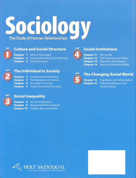 Read Holt Sociology Chapter 15 