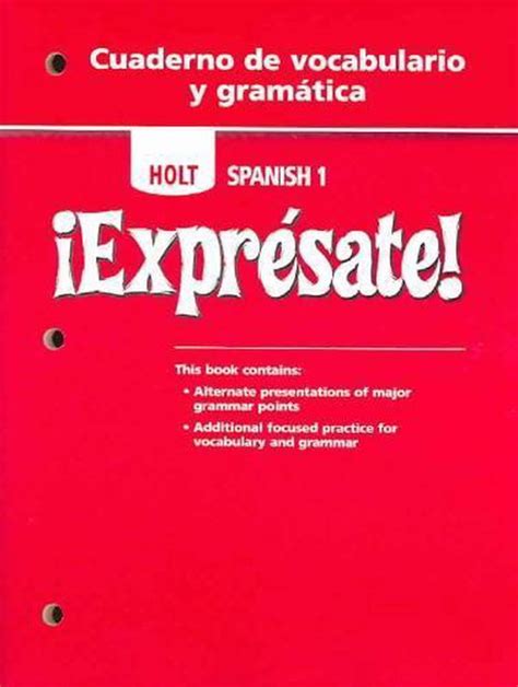 Download Holt Spanish 1 Vocabulario Y Gramatica Answers 
